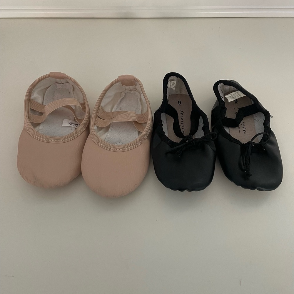 4/5 girls dance clothes, girls tap shoes, girls ballet shoes